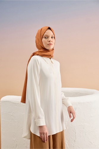 New York Tunic Beyaz - Thumbnail