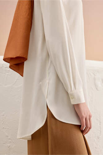 New York Tunic Beyaz - Thumbnail