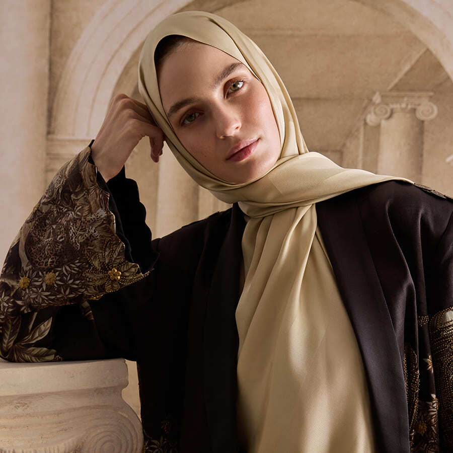 LeynabyHF - PURE SILK SERİSİ BEJ