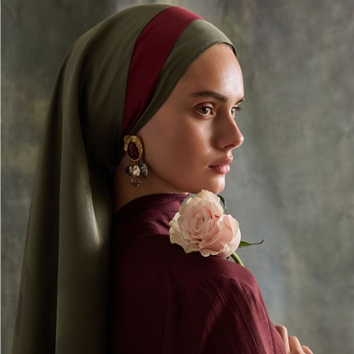 PURE SILK SERİSİ OLIVE YEŞİL - Thumbnail